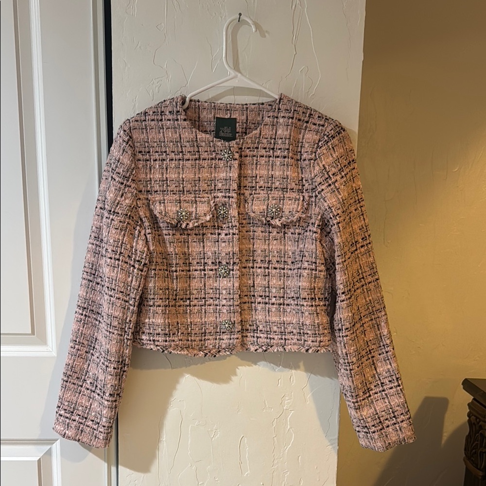 Chanel Pink Tweed Jacket